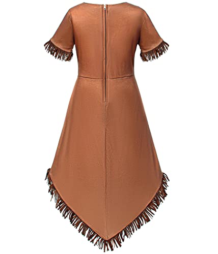 Native American Costume Girls Dress Indigenous American Indians Kids Cosplay 3-12 Years