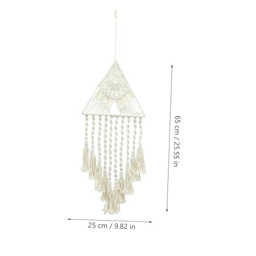 Atrapasueños de macramé en hilo de algodón para dar un toque boho a tu habitación 3