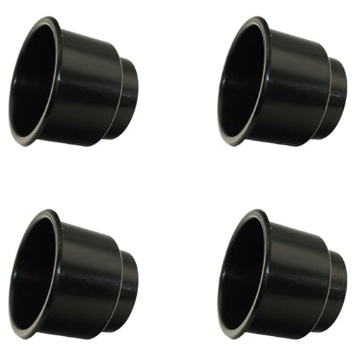 Portavasos plástico negro jumbo universal 4 unidades miniatura 3