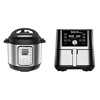 Instant Pot 5.7L 9-in-1 Duo Plus 5.7L Electric Pressure Cooker + Instant Vortex Plus 5.7L Air Fryer