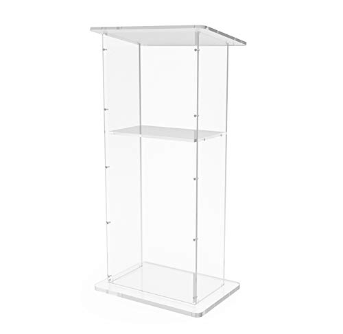 Fixturedisplays® Clear Acrylic Lucite Podium Pulpit Lectern 45" Tall 1803-2 #TOP2
