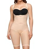 Nebility Open Bust Shapewear Bodysuit for Women - Full Body Shapewear Faja Body Shaper Tummy Control Seamless Girdle