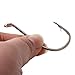 Shaddock Anzuelos de Pesca de Pulpo Compensados Personalizados-50pcs 92554 Acero Inoxidable Vástago...