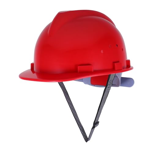 TOBBOMEY Casco Di Sicurezza Regolabile Per Lavori Edili Caschetto Antinfortunistico e Resistente Agli Impatti Adatto Per Cantieri e Ambienti Di Lavoro Protezione Completa Per Operatori e