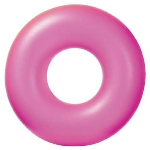 Intex 59262Np Neon Lifebuoy, Yellow, Fuchsia, Orange, 91 Cm