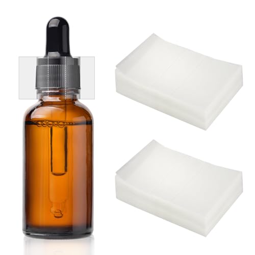 500 Pcs Heat Shrink Bottle Seals Heat Shrink Bands Clear PVC Bottle Shrink Bands Assortment Kit Perforated Heat Shrink Wrap Sealer Shrink Wrap for Bottles for Bottles Jars 1.77 x 1.18 inch