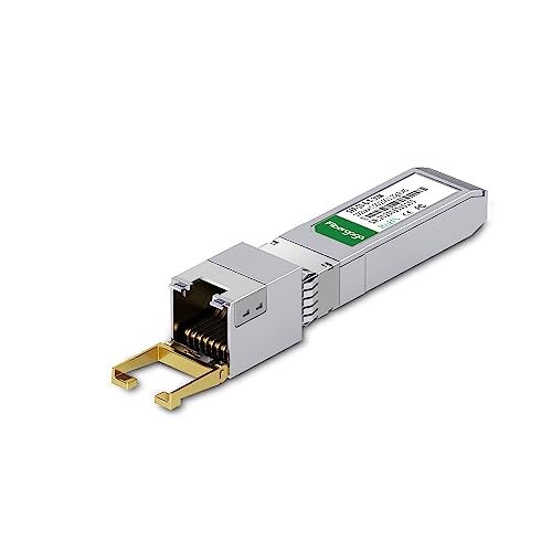 SFP+ to RJ45, 1.25g/2.5g/5g/10G-T Copper Transceiver Module, 10GBase-T SFP+, Compatible for Cisco SFP-10G-T-S, Ubiquiti UniFi