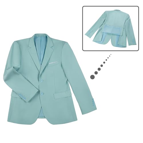 Image of Men's Slim Fit 3 Piece Suit Two Button Business Wedding Dress Tux Suit Set Jacket Vest Pants with Tie