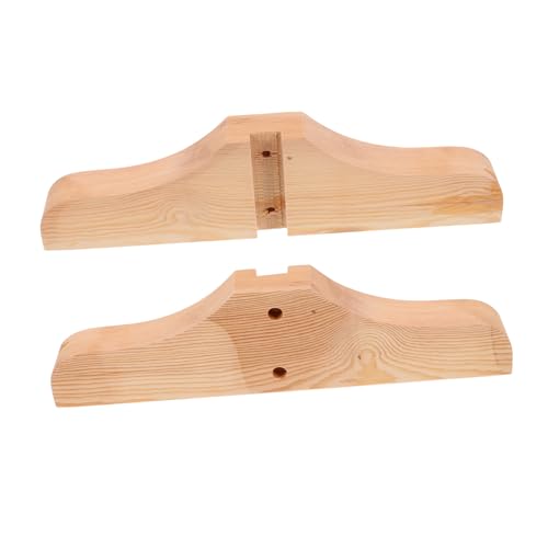 TOYANDONA 2piezas Soporte de Pantalla de Madera Base para Mamparas Japonesas Panel Divisorio para Oficina Hogar y Hotel Estabilizador para Mamparas Temporales