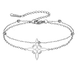 Design : arbore l'ancien symbole du nœud des sorcières, connu pour représenter la protection, la force et la sécurité spirituelle. Un talisman significatif à porter au quotidien