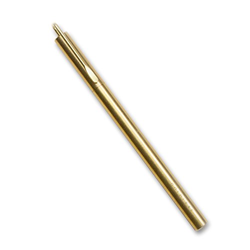Bolígrafo Goldleaf Clip metálico con tinta negra