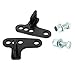 Adjustable 1 + 2 + 3 Rear Lowering Link Kit Sportster 883 + Sportster 1200 Motorcycle Drop Links Fits for Harley motobike (Black)