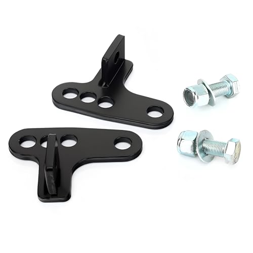 Image of Adjustable 1 + 2 + 3 Rear Lowering Link Kit Sportster 883 + Sportster 1200 Motorcycle Drop Links Fits for Harley motobike (Black)