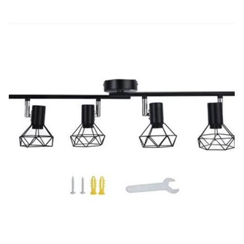 Plafonnier industriel réglable pour orienter la lumière de la cuisine - 7