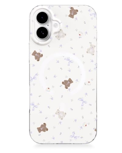 Coque iPhone 16 Plus motif ours mignon idéale pour le quotidien des femmes et filles stylées