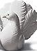 LLADRÓ Porcelain Figure of White Glossy Pair of Doves. Figure of Dove Lovers.