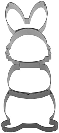 Keewah Stackable Easter Bunny Cookie Cutter Set, 4 Piece, Stainless Steel image 3