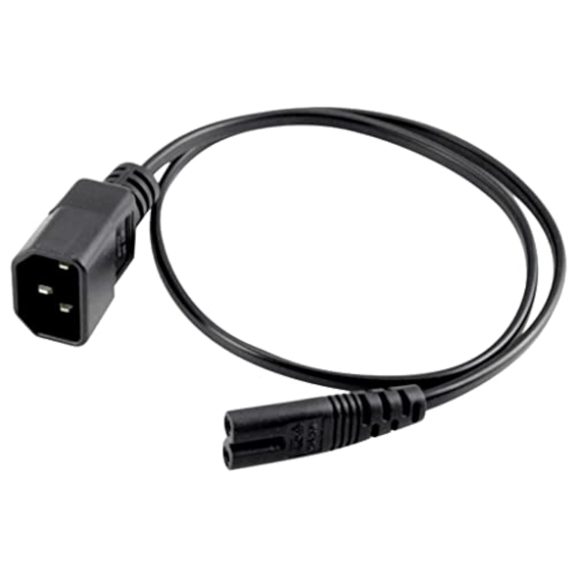IEC 320 C14 to C7 AC Power Supply Cord