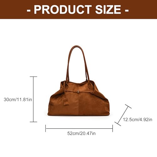 Sac en daim doux texturé haut de gamme avec grande capacité