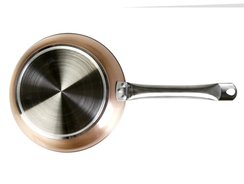 Wecook! Professional Padella Induzione 32Cm, Antiaderente Ecologico In Pietra Senza Pfoa, Alluminio Forgiato, 2,8 Mm Spessore, Rame, Maniglia In Acciaio Inox, Vitroceramica, Gas, Forno - 2