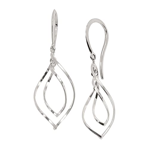 Silpada  Water Drop  Twisted Drop Earrings in Sterling Silver