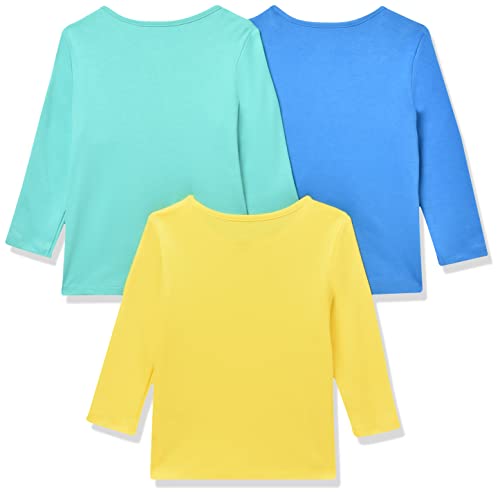 Image of Amazon Brand - Jam & Honey Baby Boy's Full Sleeves T-Shirt | 100% Cotton Printed Regular Fit T-Shirts | New Born Baby Clothes - 0 to 24 Months (Pack of 3)