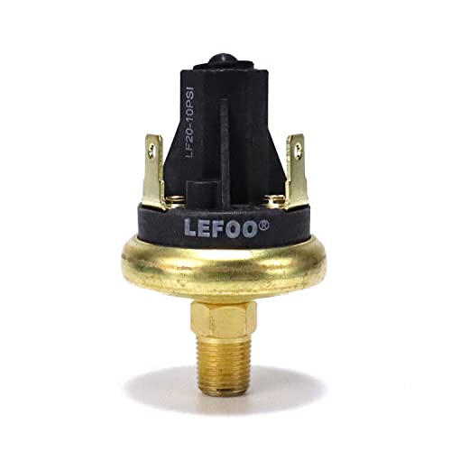 Lefoo Lf20 Extended Duty Pressure Switch 10Psi±2Psi Adjustable High Pressure Switch Oil Pressure Switch Vacuum Pressure Switch #TOP7