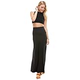 Azules Women's Maxi Skirt - Black, Medium