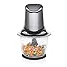 Tristar BL-4019 Picadora eléctrica de alimentos, 4 Hojas de Acero Inoxidable, Bol de Cristal con indicador de nivel de 1.2 L, picadora de cocina para carne, verdura, fruta y hielo, 400 W
