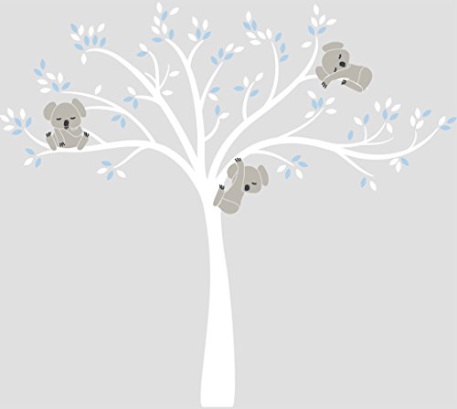 🛒 Flash Sale LittleLion Studio Modern Koala Cuteness Wall Decal, White/Light Blue/Warm Gray/Charcoal Top Rated LittleLion Studio Modern Koala Cuteness Wall Decal, White/Light Blue/Warm Gray/Charcoal