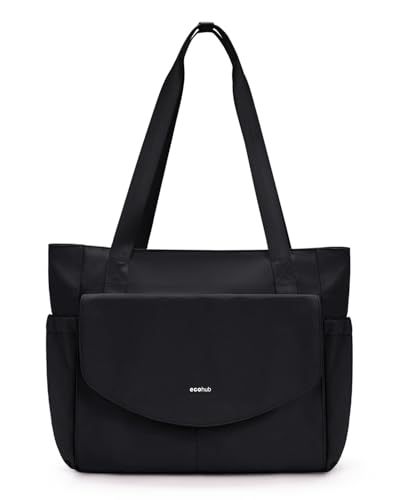 Image of ECOHUB Tote Bag for Women Work Tote Bag with Laptop Compartments Lightweight Shoulder Bag Handbag for Travel College Teacher
