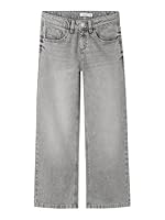 Name it kids Mädchen Nkfrose Wide Jeans 5529-Be Noos, Light Grey Denim, 140 EU