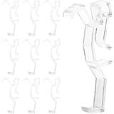 Clips de cantonnière en plastique transparent : faciles à nettoyer et à entretenir, ces clips de rechange pour cantonnières de stores peuvent être utilisés pour différents types de cantonnières. clips de cantonnière invisibles pour stores
