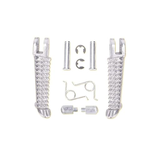 Motorrad Fußstütze Motorrad Vorne Hinten Klapp Fußrasten Pedal Rest Fußstütze Für Yam&aha YZF600 R6 YZF1000-R1 MT 07 09 XJ6 FZ1(Front2)