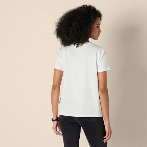 Amazon Essentials Women's Regular Fit 100% Cotton Crewneck Short Sleeve T-Shirt, Multipacks2