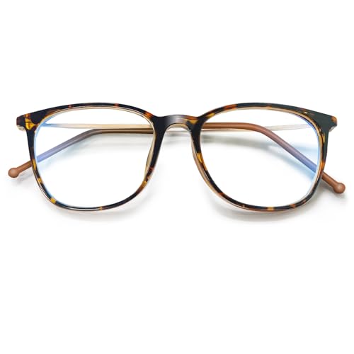 VISOONE Anti Slip TR90 Blue Light Blocking Glasses Size M Eyewear Frame with Anti Glare Eye...