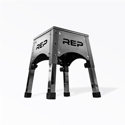 REP Adjustable Plyo Box | Metal Jump Platform | Home Gym Exercise Step | Plyometric Training...