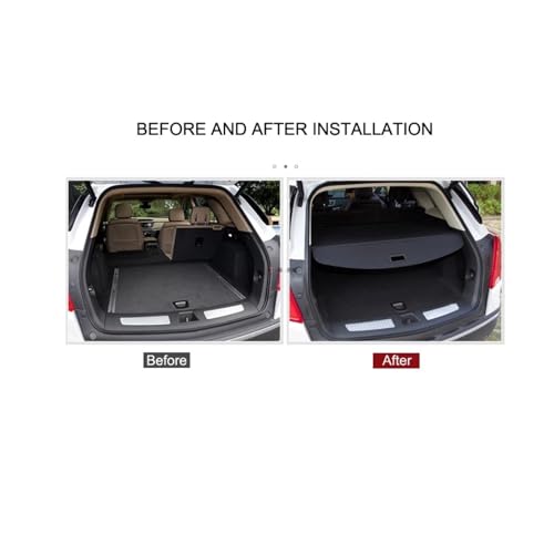 Cubierta de maletero para Cadillac XT5 2016-2020: mantenga sus compras organizadas 4