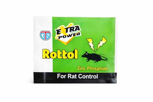 Image of TGS Rottol Rat Kill Powder - EXTRA Power, 5g (Pack of 5) - Fast & Effective Rodent Control