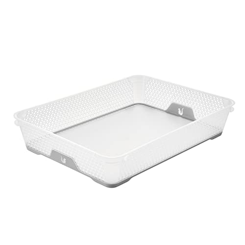 keeeper Stapelkorb, Rutschfest, DIN A4, 36 x 26,5 x 7 cm, Jonas, Nordic Grey