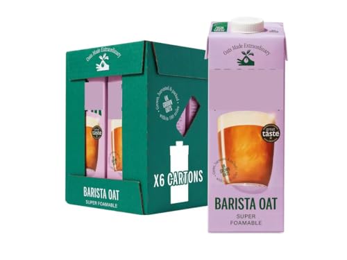 Fakhri Oat Drink Barista Edition, 6 x 1L – Smooth & Creamy Plant-Based Milk for Coffee, Vegan & Dairy-Free, Perfect for Lattes & Cappuccinos