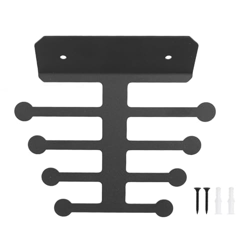 Natudeco Sports Pull Up Band Storage Rack Gym Equipment Wall Mount Rack Multifunctional Fitness Equipment Workout Wall Organizer for Gym