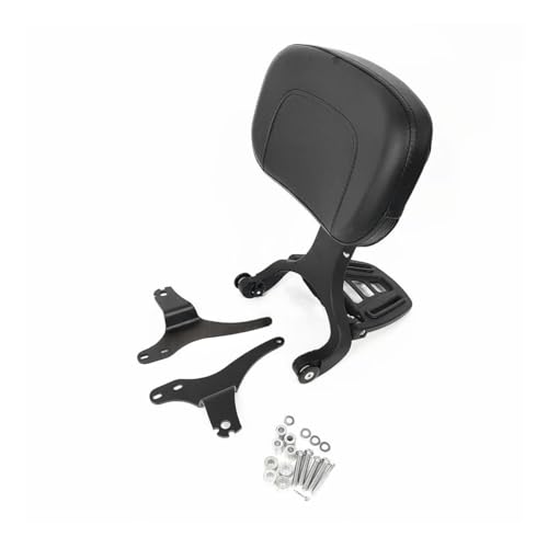 Dossier passager moto rabattable noir pour Harley Touring 1997-2008