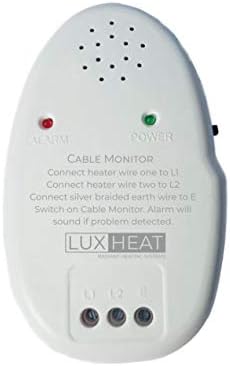 LuxHeat Radiant Floor Heat Installation Cable Monitor, Instant Alarm, Screamer. Monitors Heaters Continuity and Insulation During Floor Installation. Compatible With All Electric Underfloor Heating
