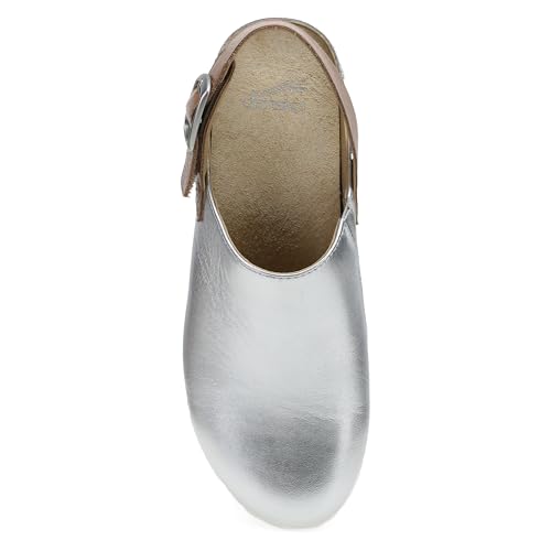 Image of Dansko Merrin Sling-Back Mule Clog for Women-Dual-Density Cork /EVA Midsole and Lightweight Rubber Outsole Provide Durable and Comfortable Ride
