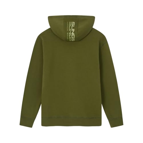 Polaris Slingshot Unisex Pullover Hoodie Sweatshirt, Comfortable Cotton Blend, 60% Cotton, 40% Poly Fleece, Olive - 28648853