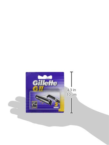 Gillette GII Lame Comfort da uomo intercambiabili, confezione da 5, Lamette di Ricambio, facili da sostituire - Immagine 3