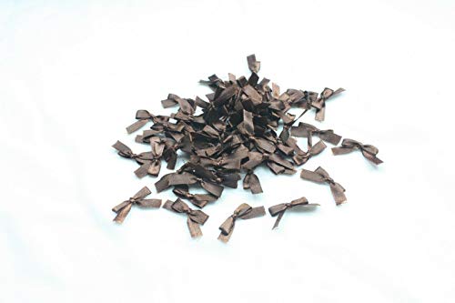 100 mini fiocco a nastro in raso piccolo 25 mm fai...
