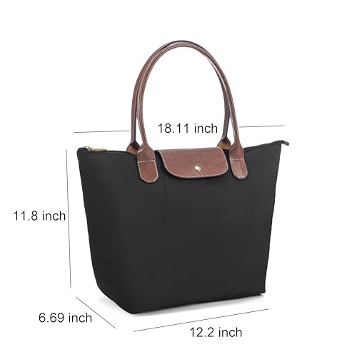 dassymia Foldable Nylon Hobo