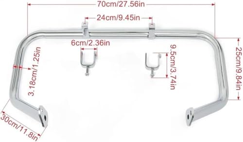 Barre de protection moteur protège carter contre chute VN900